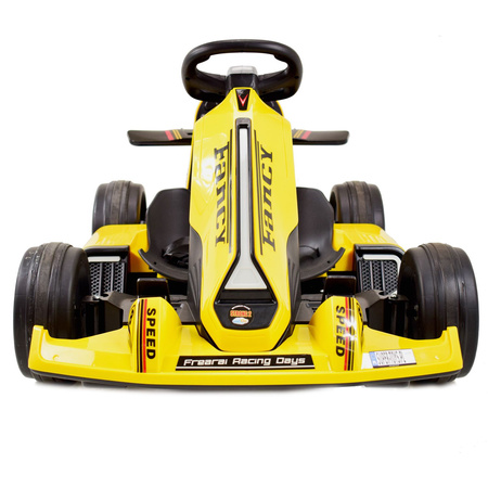 SZYBKI GOKART FANCY NA AKUMULATOR 12V, REGULOWANA  - ROZSUWANA RAMA,  SUPER ZABAWA\BDQ-8