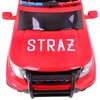 Auto SUV Straż Pożarna na akumulator dla dzieci + Syreny + Światła + Megafon + Pilot + Wolny Start + Naklejki