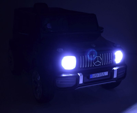 MERCEDES G63  NA AKUMULATOR  MIĘKKIE KOŁA EVA, MIĘKKIE SIEDZENIE, FULL OPCJA/S-306