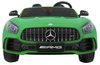 Mercedes-Benz GT R dla dzieci Lakier Zielony + Napęd 4x4 + Nawiew powietrza + Pilot + EVA + MP3 LED