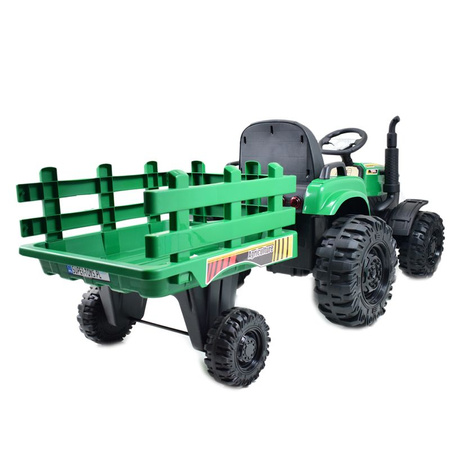 MEGA TRAKTOR AGRICULTURE Z PRZYCZEPĄ 2X200, 24V, SZYBKI SUPER JAKOSĆ/JC000B