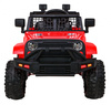 Autko Jeep Dark Night na akumulator dla dzieci Czerwony + Wolny Start + EVA + Audio LED