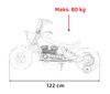 Pojazd Motorek Chopper Warrior Pomarańczowy