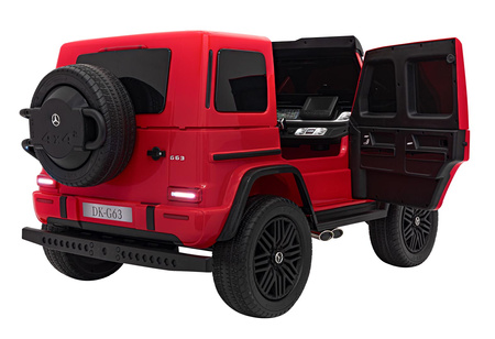 Pojazd Mercedes Benz G63 AMG XXL MP4 Czerwony