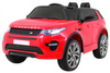 Land Rover Discovery dla dzieci Czerwony + Pilot + 5-pkt pasy + Regulacja siedzenia + EVA + MP3 LED