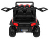 Grand Buggy Strong Lift dla dzieci Czerwony + Napęd 4x4 + Pilot + Bagażnik + Radio MP3 + LED