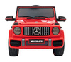 Mercedes AMG G63 dla dzieci Czerwony + Pilot + MP3 LED + Wolny Start + EVA + Pasy