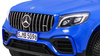 Auto Mercedes GLC 63S dla dzieci Niebieski + Napęd 4x4 + MP4 + LED + Ekoskóra + Wolny Start + EVA