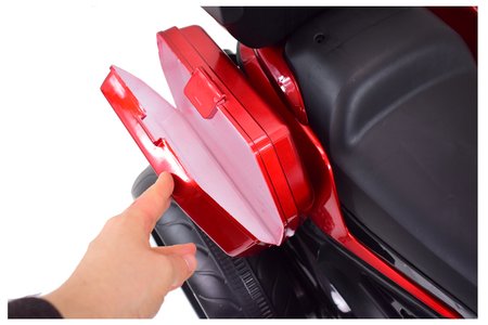 MEGA MOTOR  TURYSTYCZNY  NA AKUMULATOR  LAKIER, ŚWIATŁA/ HLW1688