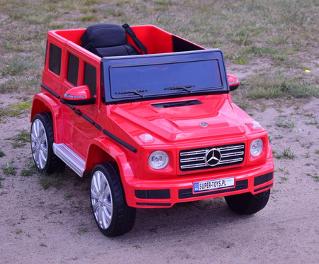 MERCEDES G500 NA AKUMULATOR  MIĘKKIE KOŁA EVA, MIĘKKIE SIEDZENIE, LAKIEROWANY FULL OPCJA/JJ2077