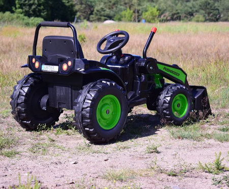 MEGA TRAKTOR Z ŁYŻKĄ - ŁADOWARKĄ. MIĘKKIE SIEDZENIE, PILOT, RADIO FM/HL389