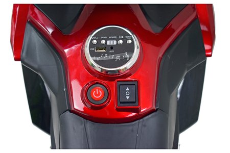 MEGA MOTOR  TURYSTYCZNY  NA AKUMULATOR  LAKIER, ŚWIATŁA/ HLW1688