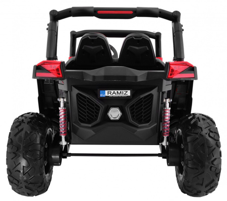 Buggy SuperStar dla dzieci Czerwony + Napęd 4x4 + Pilot + Bagażnik + MP3 LED + Blokada drzwi