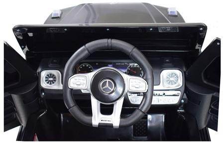 MERCEDES G63  NA AKUMULATOR  MIĘKKIE KOŁA EVA, MIĘKKIE SIEDZENIE, FULL OPCJA/S-306