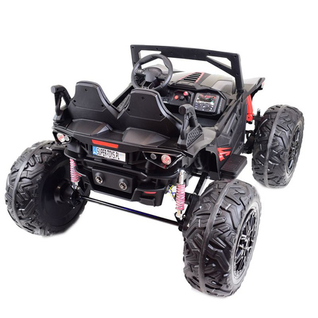 MEGA BUGGY  DLA 2 DZIECI, 4 SILNIKI ( 310 W), 24V, MIĘKKIE  SIEDZENIE, MIĘKKIE KOŁA, WALIZKA NA AKUMULATOR,/SX-2139