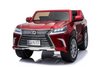 Lexus LX570 Lakierowane Autko dla 2 dzieci Czerwony + Pilot + Koła EVA + Radio MP3 LED