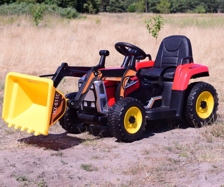 Super traktor BLOW - na akumulator z łyżką, miękkie koła, miękkie siedzenie, pilot/XMX611-DIGGER