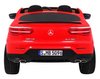 Auto Mercedes GLC 63S dla dzieci Czerwony + Napęd 4x4 + MP4 + LED + Ekoskóra + Wolny Start + EVA