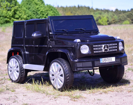 MERCEDES G500 NA AKUMULATOR -  MIĘKKIE KOŁA EVA, MIĘKKIE SIEDZENIE FULL OPCJA/JJ2077