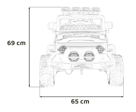 Pojazd Off-Road CLIMBER Różowy