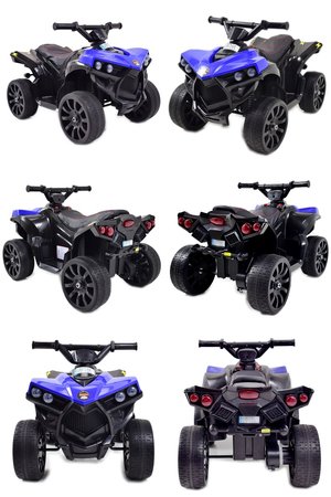 Quad na akumulator, miękkie koła EVA, miękkie siedzenie, dwa akumulatory, dźwięki/RBT570