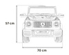 Mercedes AMG G63 dla dzieci Biały + Pilot + MP3 LED + Wolny Start + EVA + Pasy