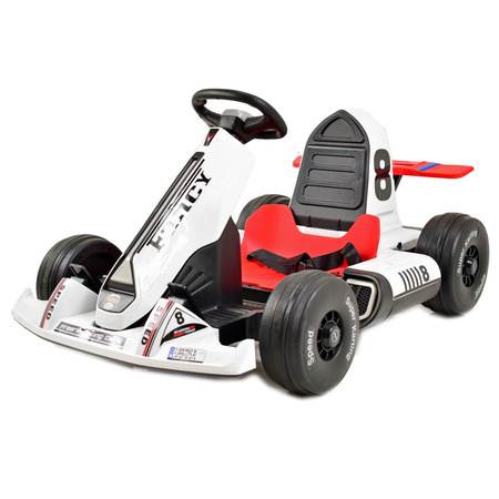 SZYBKI GOKART FANCY NA AKUMULATOR 12V, REGULOWANA  - ROZSUWANA RAMA,  SUPER ZABAWA\BDQ-8