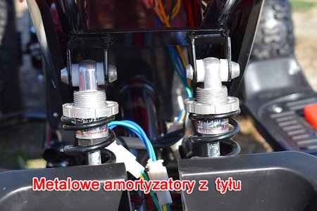 MEGA WIELKI QUAD, METALOWA KONSTRUKCJA, AMORTYZATORY, POMPOWANE KOŁA, LAKIER,GAZ W  MANETCE, MIĘKKIE SIEDZENIE/6688