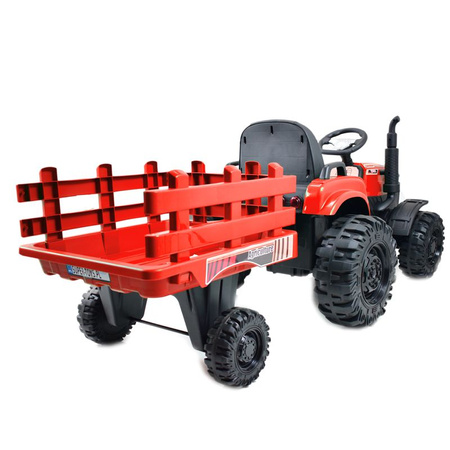 MEGA TRAKTOR AGRICULTURE Z PRZYCZEPĄ 2X200, 24V, SZYBKI SUPER JAKOSĆ/JC000B