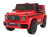 Mercedes AMG G63 dla dzieci Czerwony + Pilot + MP3 LED + Wolny Start + EVA + Pasy