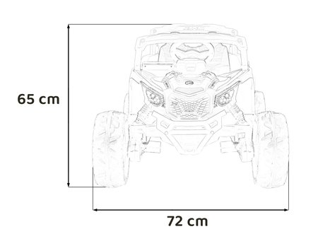 Pojazd ATV CAN-AM Maverick Pomarańczowy