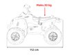 Quad Maverick ATV Biały