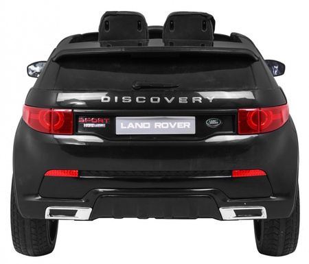 Land Rover Discovery dla dzieci Czarny + Pilot + 5-pkt pasy + Regulacja siedzenia + EVA + MP3 LED