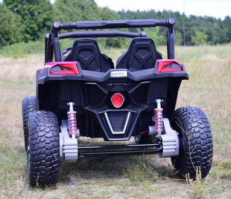 MEGA BUGGY SXS DLA 2 DZIECI 2X120W, SUPER MOC, PRZESUWANE SIEDZENIE, WALIZKA/BBH028