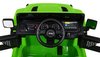 Jeep Wrangler Rubicon na akumulator dla dzieci Zielony + Pilot + Radio MP3 LED + Koła EVA