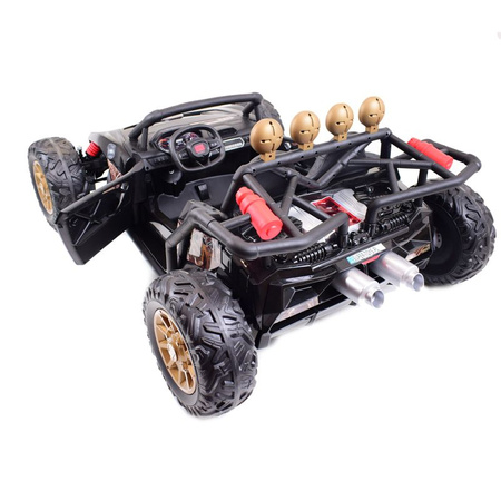 MEGA BUGGY BEAST  DLA 2 DZIECI, 400 WAT, 24V, MIĘKKIE  SIEDZENIE, MIĘKKIE KOŁA, WALIZKA NA AKUMULATOR,/JS3168