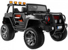 Auto terenowe typu jeep Monster 4x4 dla dzieci Czarny + Pilot + Regulacja siedzenia + Wolny Start + MP3 LED + Bagażnik + Plecak