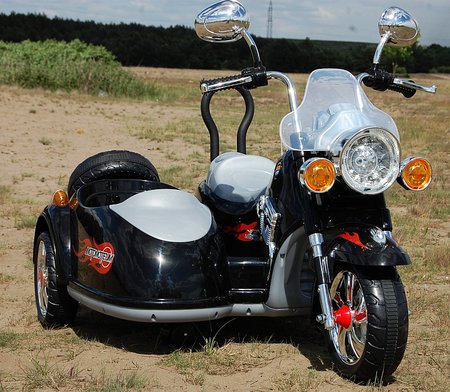 MOTOR CHOPPER Z KOSZEM 12V SUPER MOC/SX138