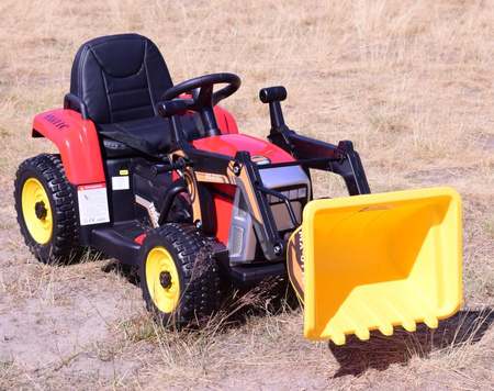 Super traktor BLOW - na akumulator z łyżką, miękkie koła, miękkie siedzenie, pilot/XMX611-DIGGER