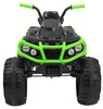 Quad ATV 2.4GHz na akumulator dla dzieci Czarno-zielony + Pilot + Koła EVA + Radio MP3 + Wolny Start