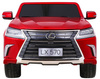 Lexus LX570 Lakierowane Autko dla 2 dzieci Czerwony + Pilot + Koła EVA + Radio MP3 LED