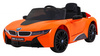 BMW I8 Lift Auto na akumulator Pomarańczowy + Pilot + Wolny Start + 3-pkt pasy + MP3 USB + LED