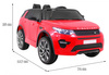 Land Rover Discovery dla dzieci Czerwony + Pilot + 5-pkt pasy + Regulacja siedzenia + EVA + MP3 LED