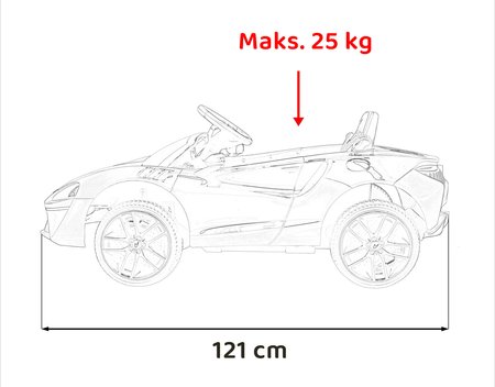 McLaren Artura na akumulator dla dzieci Pomarańczowy + Napęd 4x4 + Pilot + Wolny Start + EVA + Audio LED