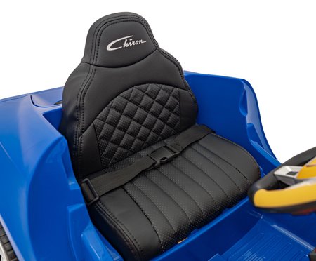 Bugatti Chiron na akumulator dla dzieci Niebieski + Pilot + Bagażnik + EVA + Amortyzatory + Audio LED