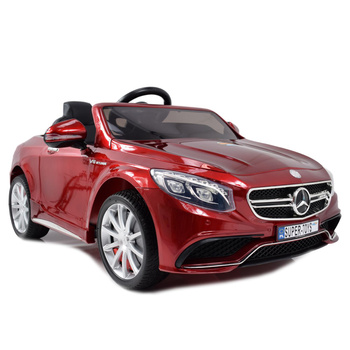 MERCEDES S63 AMG LICENCJA,LAKIER,  MIĘKKIE KOŁA EVA FULL OPCJA/HL169