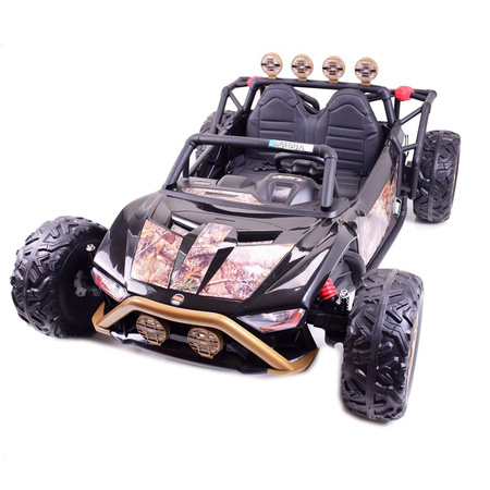 MEGA BUGGY BEAST  DLA 2 DZIECI, 400 WAT, 24V, MIĘKKIE  SIEDZENIE, MIĘKKIE KOŁA, WALIZKA NA AKUMULATOR,/JS3168