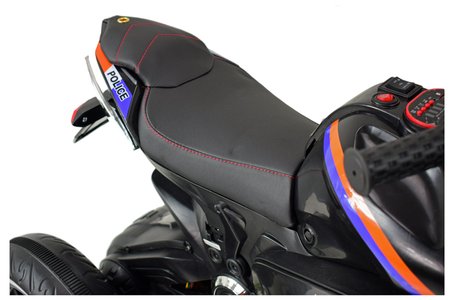 DUŻY MOTOR ŚCIGACZ  STRONG 2 EXCLUSIVE, ŚWIECĄCE KOŁA, 3 KOŁOWY/HT6188