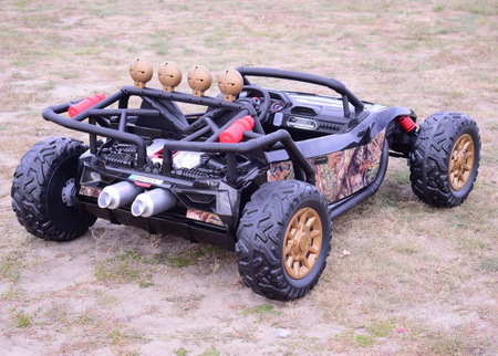 MEGA BUGGY BEAST  DLA 2 DZIECI, 400 WAT, 24V, MIĘKKIE  SIEDZENIE, MIĘKKIE KOŁA, WALIZKA NA AKUMULATOR,/JS3168