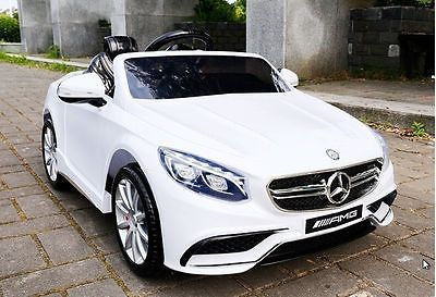 MERCEDES S63 AMG LICENCJA,  MIĘKKIE KOŁA EVA FULL OPCJA/HL169